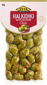 Zeta Halkidiki Oliver med Kärnor Chili
