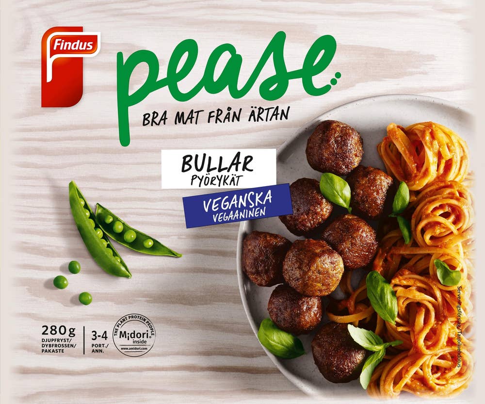 Findus Pease Veganska Bullar Fryst