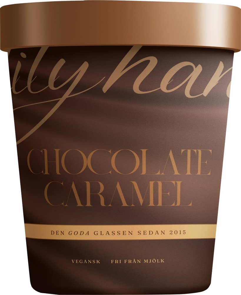 Lily & Hanna Vegansk Glass Chocolate Caramel