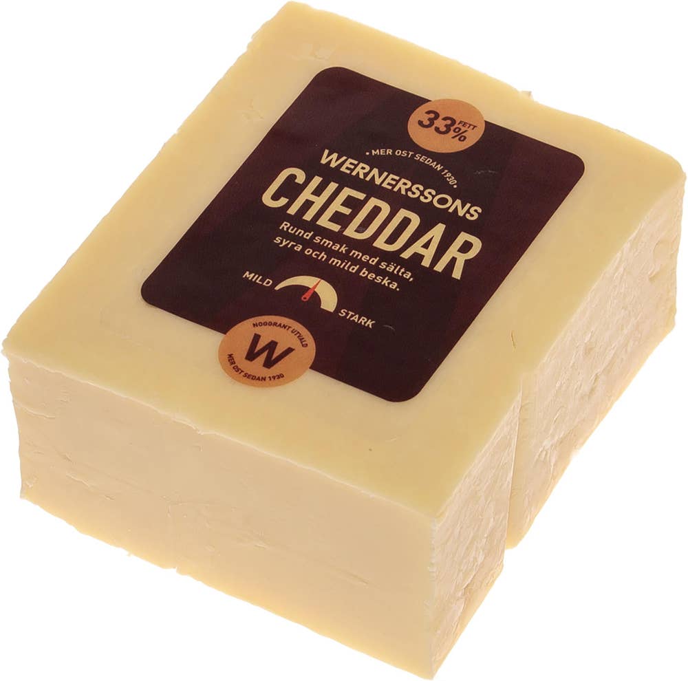 Wernerssons Cheddar hårdost 32%