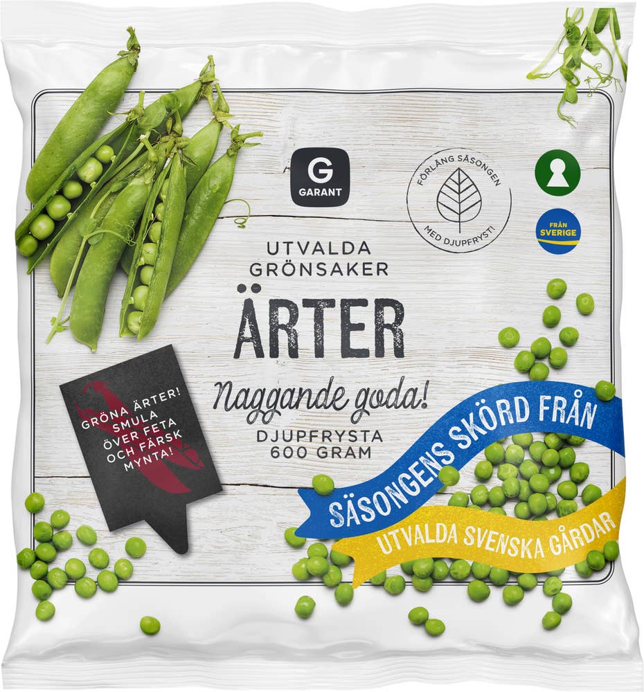 Garant Svenska Ärtor Fryst