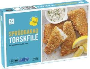 Garant Sprödbakad Torskfilé Fryst MSC