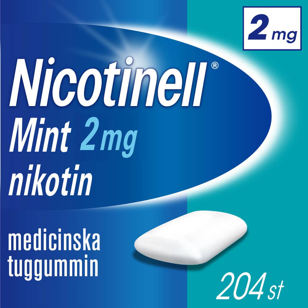 Nicotinell Medicinskt Nikotintuggummi 2mg Mint