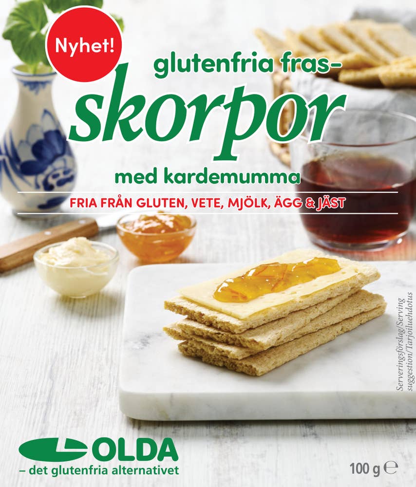 Olda Frasskorpor med Kardemumma Glutenfria