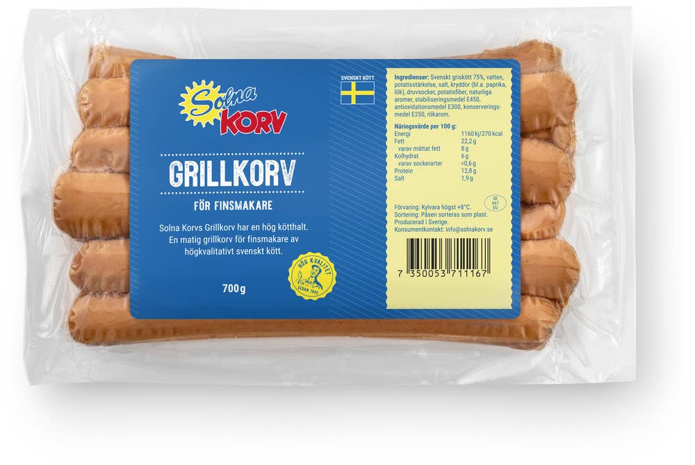 Solna Korv Grillkorv