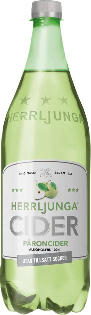 Herrljnga Cider Päroncider Utan Tillsatt Socker Alkoholfri