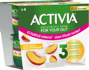 Activia Yoghurt Persika 3% 4-p