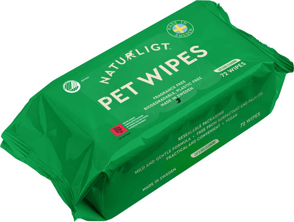 NATURLIGT Våtservetter Pet Wipes