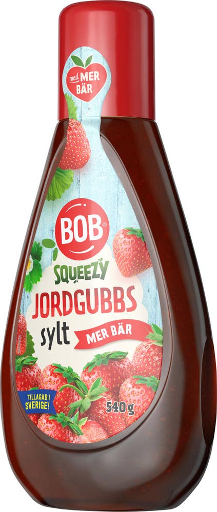 Bob Jordgubbssylt Squeezy
