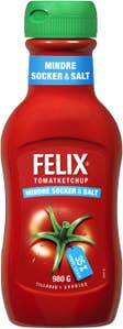 Felix Ketchup Mindre Socker & Salt