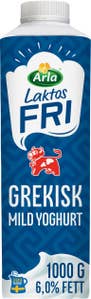 Arla Ko® Grekisk Yoghurt Laktosfri 6% Naturell