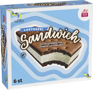 SIA Glass Glass Sandwich Laktosfri 6-p