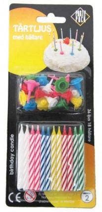 Party Pack Tårtljus Glam of Sweden