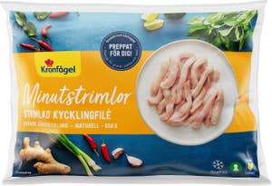 Kronfågel Kyckling Minutstrimlor Fryst