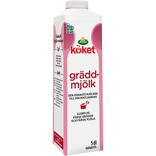 Arla Köket® Gräddmjölk 6% % Arla