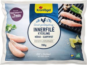 Kronfågel Kycklinginnerfilé Frysta