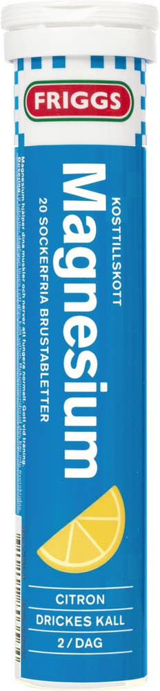 Friggs Brustablett Magnesium Citron