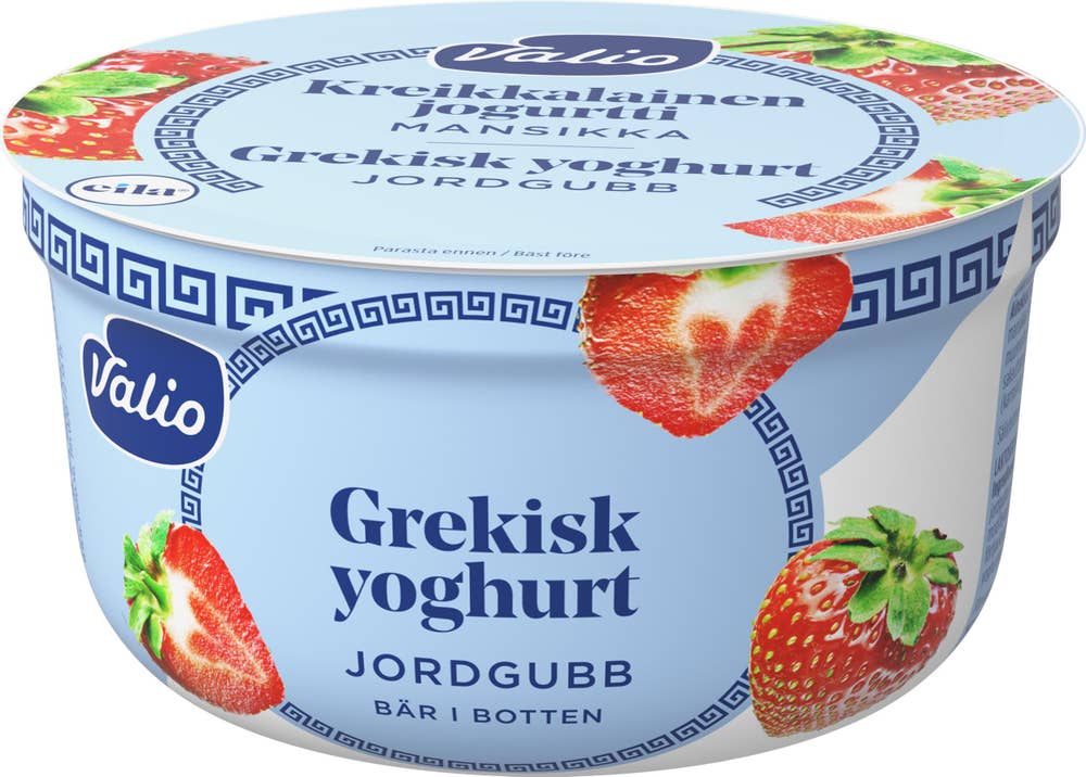 Valio Grekisk Yoghurt 4,8% Jordgubb Laktosfri