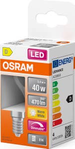 Osram LED Klot E14 470lm (40W) Klar Dimbar