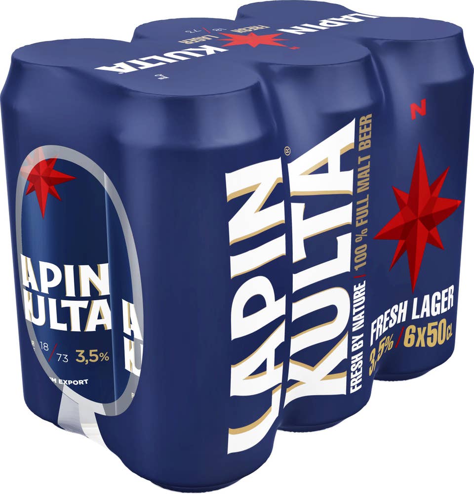 Lapin Kulta Öl 3,5% 6x50cl