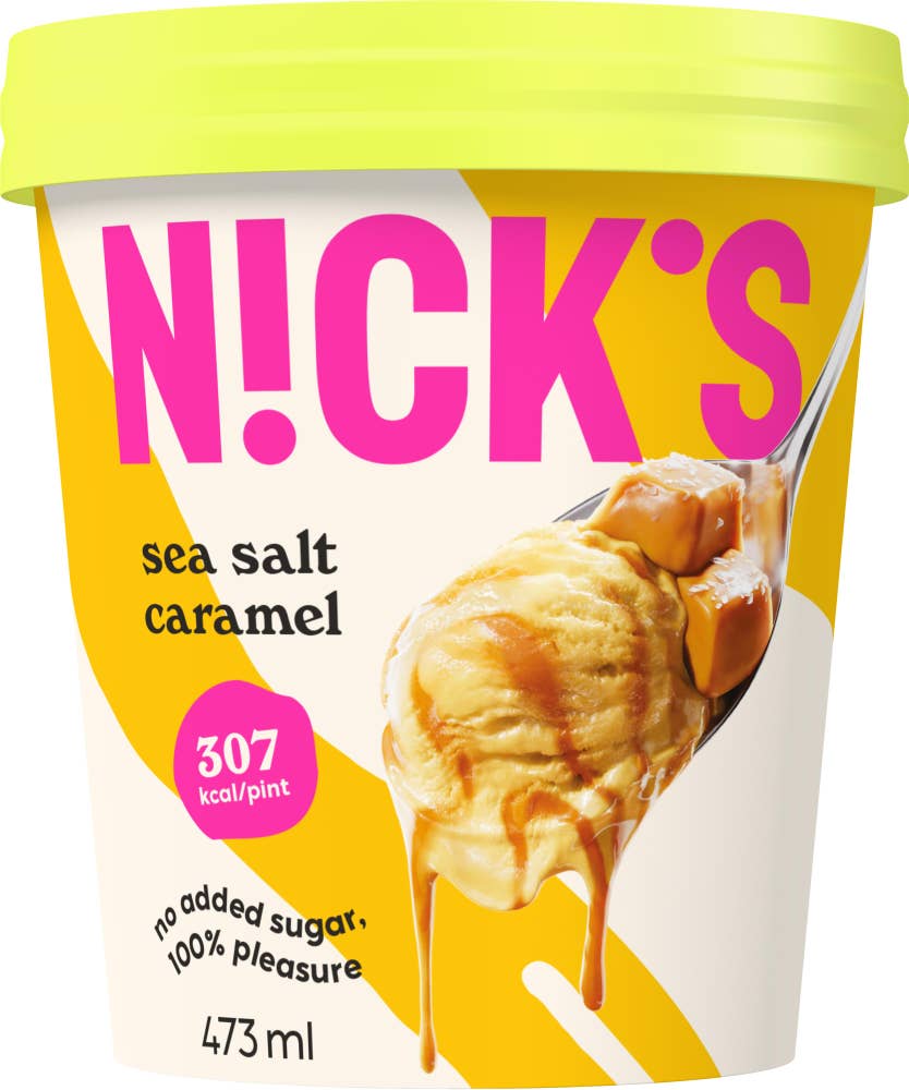 NICKS Glass Sea Salt Caramel Utan Tillsatt Socker