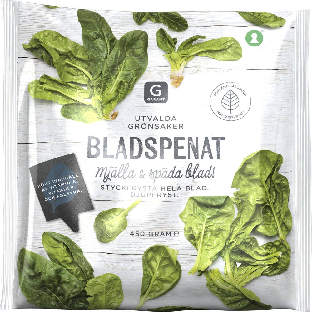 Garant Bladspenat Fryst
