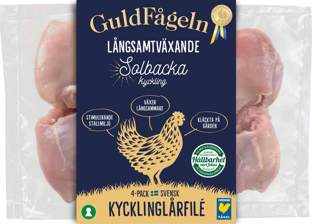 Guldfågeln Solbacka Kycklinglårfilé Färsk