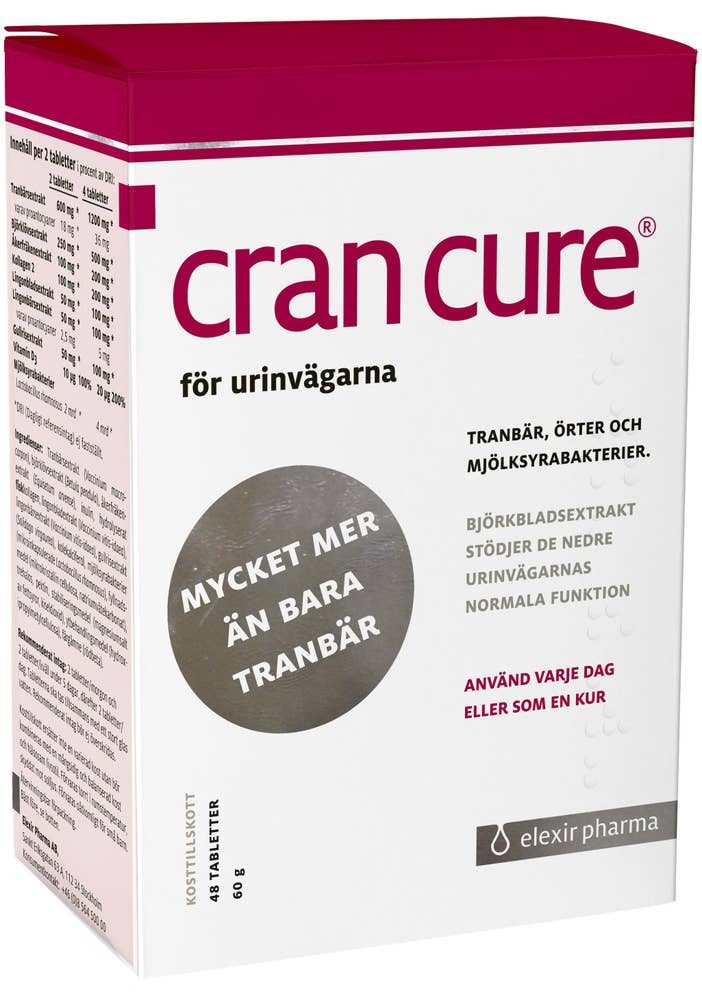 Elexir Pharma Cran Cure Tranbär 48-p Elexir Pharma