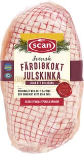 Scan Svensk Färdigkokt Julskinka Mellan Viktspann 2,4kg - 3,3kg