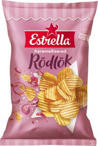 Estrella Chips Karamelliserad Rödlök
