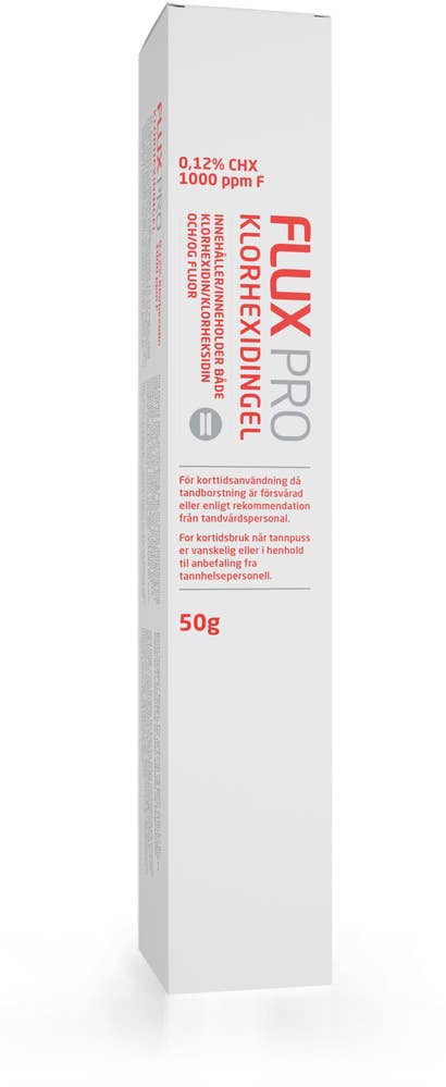 Flux PRO Klorhexidin Gel, Klorhexidin med fluor