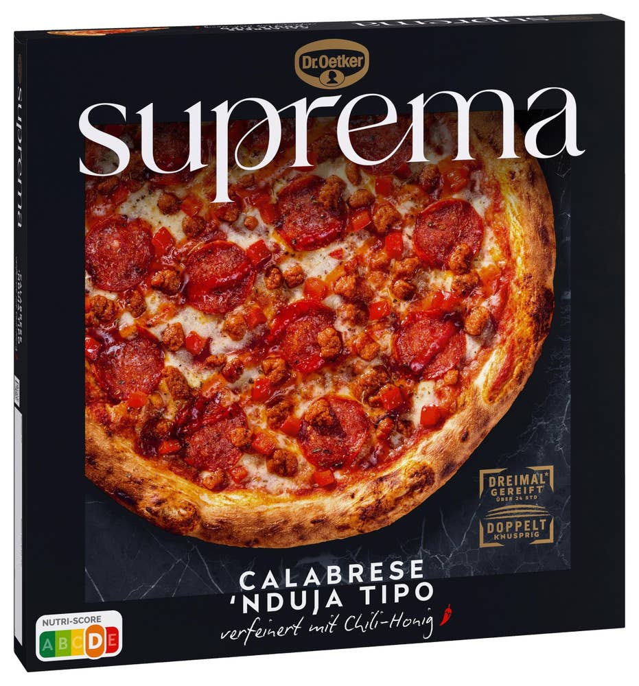 Dr.Oetker Pizza Suprema Calabrese Nduja Fryst