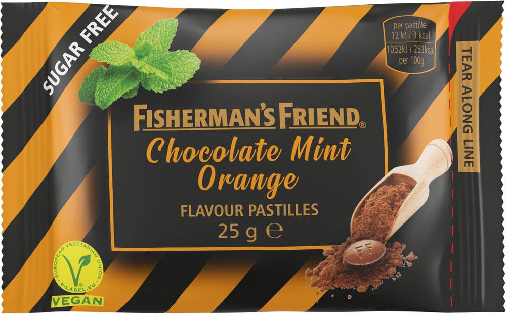 Fisherman's Friend Halstabletter Chocolate Mint Orange Sockerfri