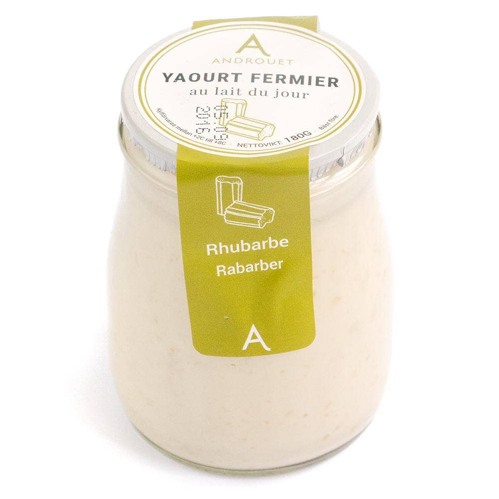 Androuet Yoghurt Rabarber 2,6%