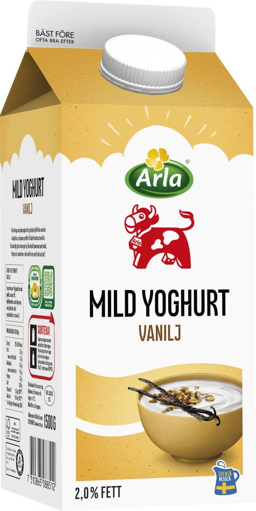 Arla Ko® Yoghurt Mild 2% Vanilj