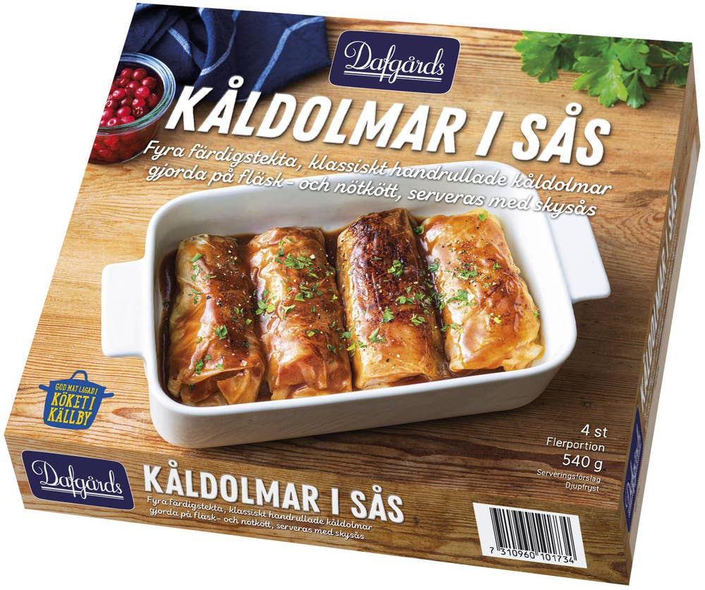 Dafgårds Kåldolmar i Sås Frysta Dafgård