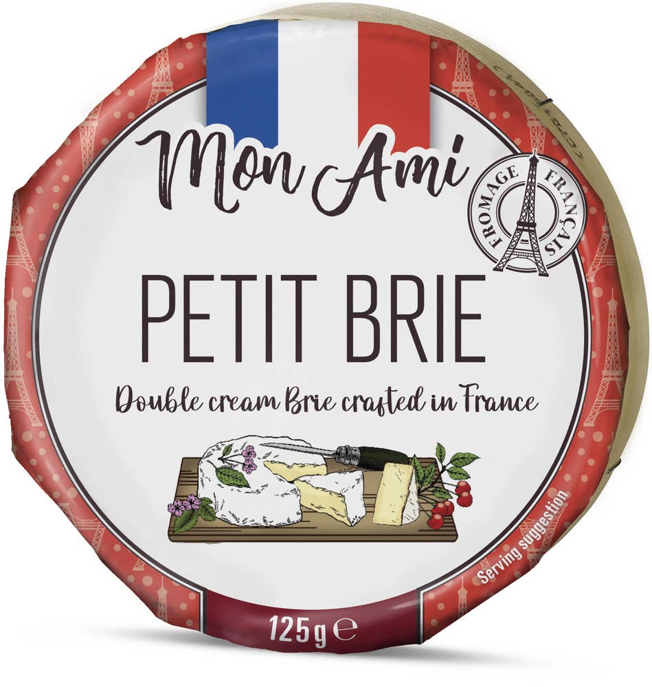 Mon Ami French Brie Petit Vitmögelost