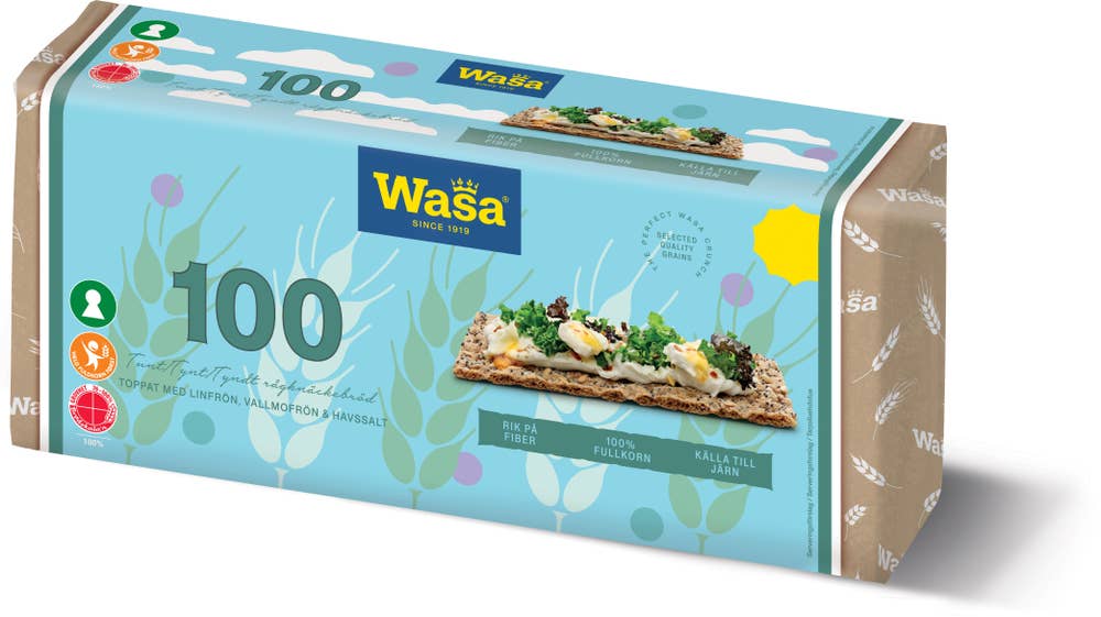 Wasa Knäckebröd 100 Frön & Havssalt