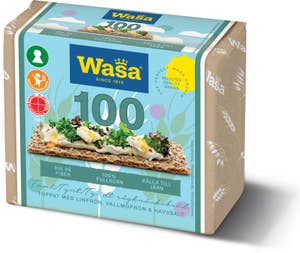 Wasa Knäckebröd 100 Frön & Havssalt