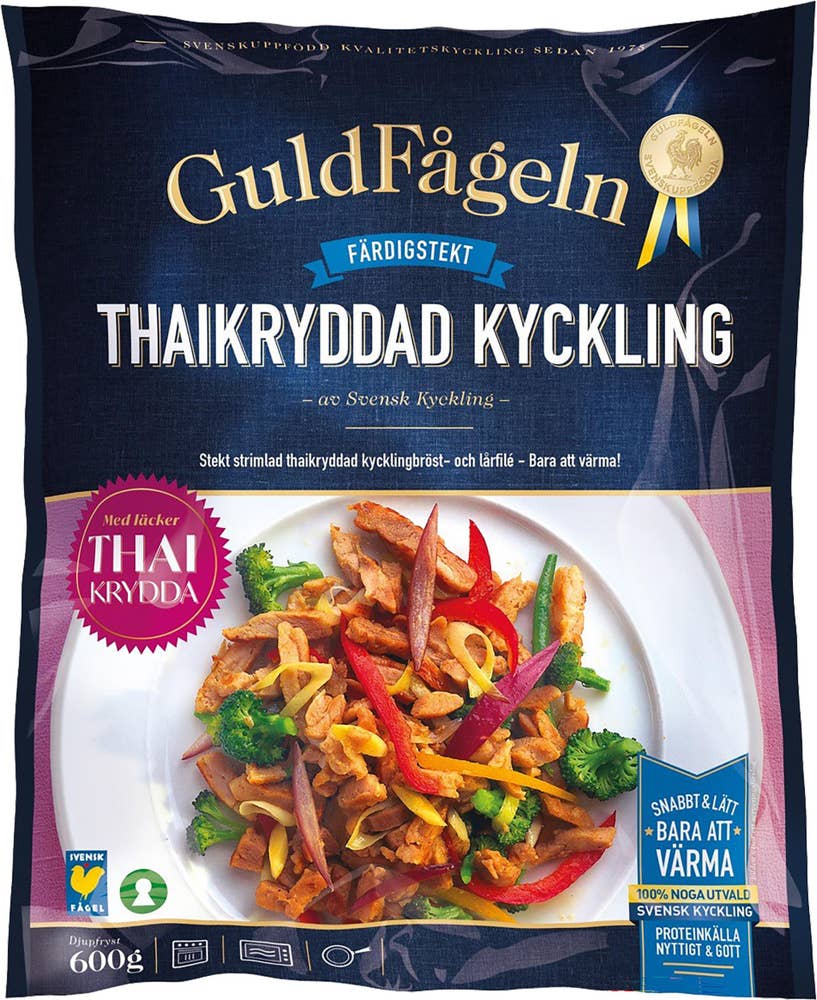 Guldfågeln Thaikryddad Kyckling Fryst