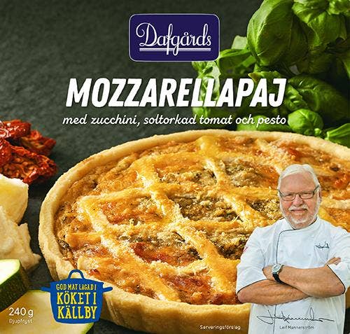 Dafgårds Mozzarellapaj Fryst