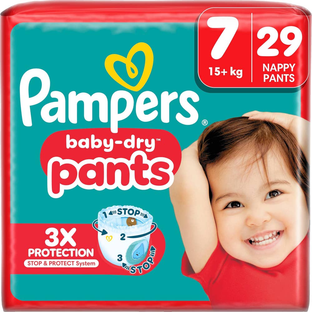Pampers Byxblöja Babydry S7 15+kg