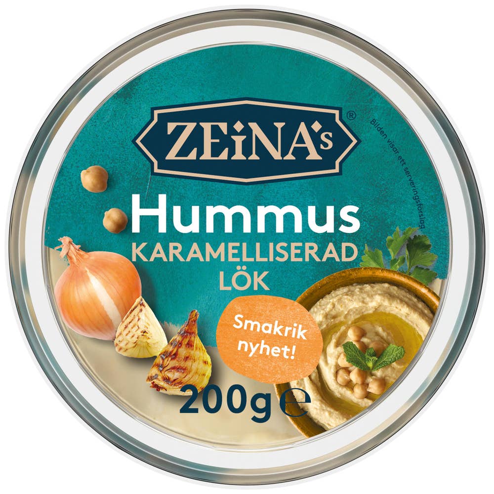 Zeinas Hummus Karamelliserad Lök