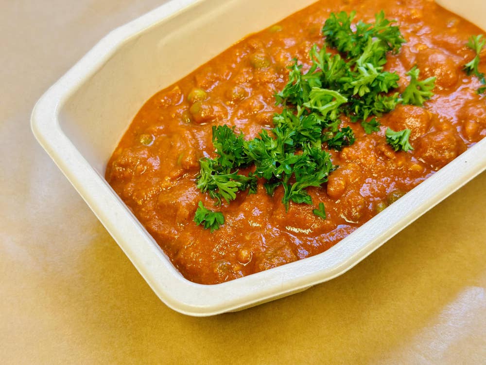 Kalf & Hansen Chorizogryta med Tomat, Bacon & Gröna Ärtor Fryst