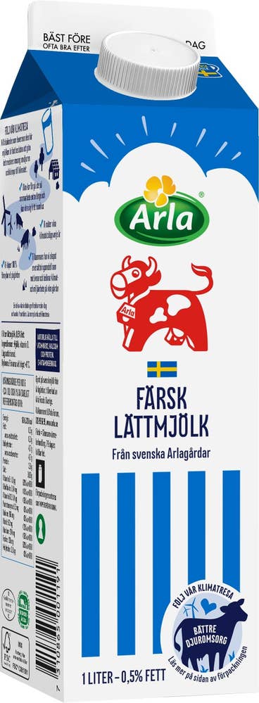 Arla Ko® Färsk Lättmjölk 0,5%