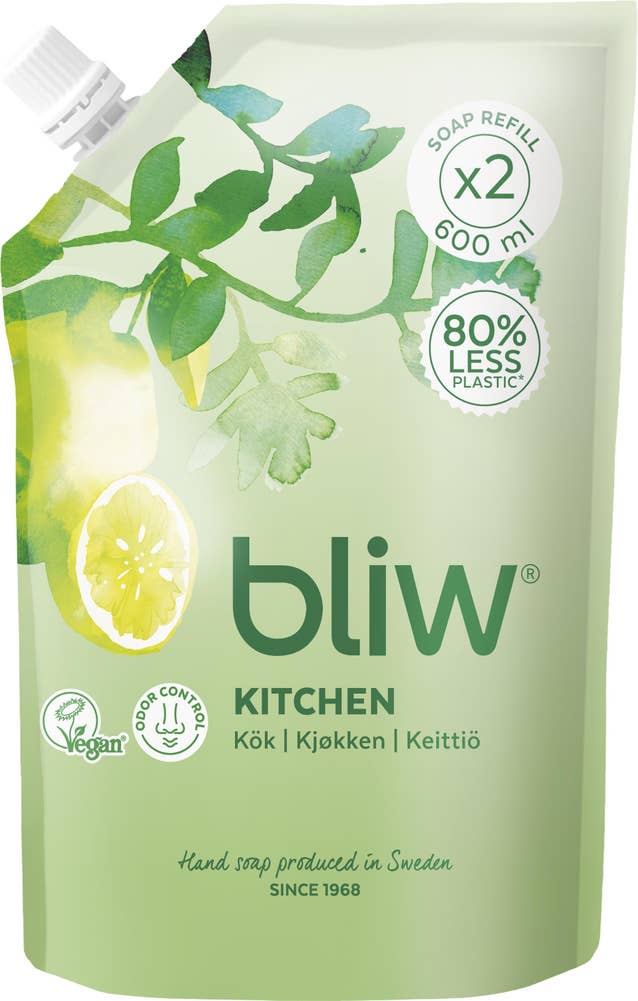 Bliw Kökstvål Refill Lime & Vildtimjan