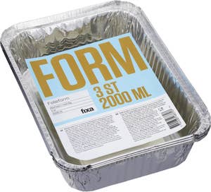 Fixa Aluminiumform med Lock 2000ml