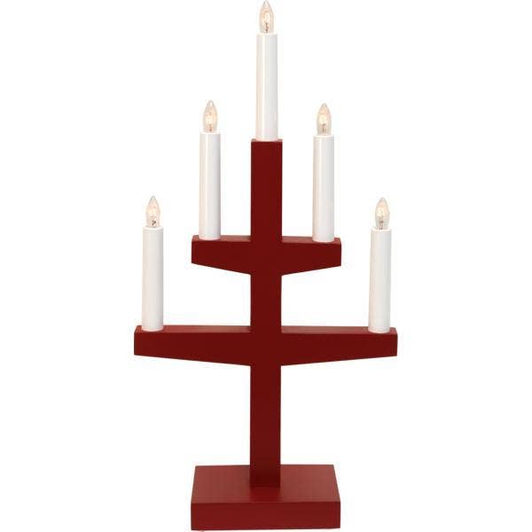 Star Trading Ljusstake Trapp Röd