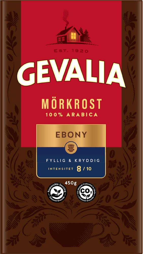 Gevalia Ebony Mörkrost