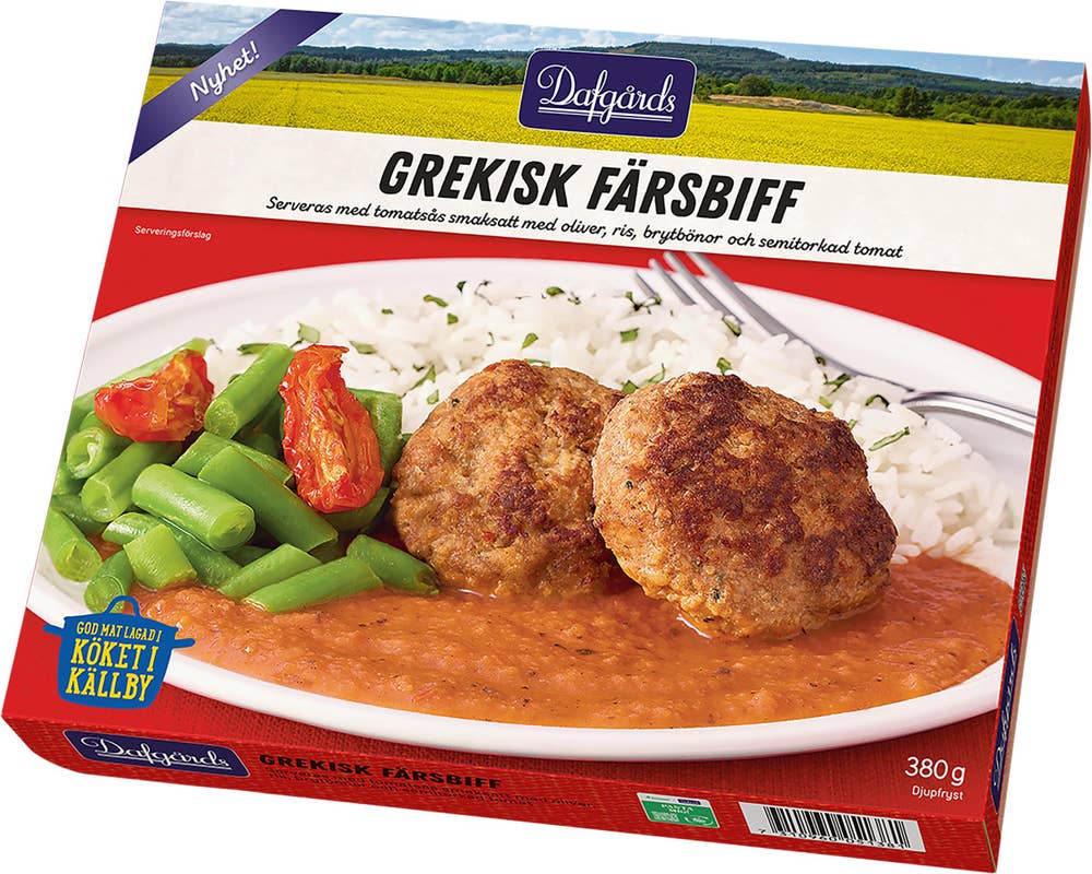 Dafgårds Grekisk Färsbiff Fryst